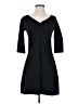 Unbranded Solid Black Casual Dress Size S - photo 1