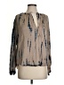 Olivaceous Tan Long Sleeve Blouse Size S - photo 1