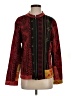 Chico's Print Red Jacket Size Lg (2) - photo 1
