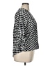 MICHAEL Michael Kors Checkered-gingham Gray 3/4 Sleeve Blouse Size 14 - photo 4