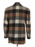 Compagnie Internationale Express Plaid Brown Wool Coat Size S - photo 2