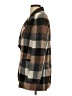 Compagnie Internationale Express Plaid Brown Wool Coat Size S - photo 5
