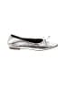 Schutz Metallic Silver Flats Size 8 - photo 1