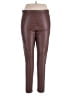 Aqua 100% Polyurethane Brown Casual Pants Size XL - photo 1