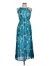 Unbranded Paisley Teal Cocktail Dress Size L (estimated) - photo 1
