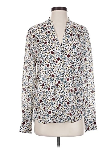 A.L.C. Long Sleeve Silk Top (view 1)