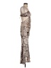 ASOS Design Metallic Silver Cocktail Dress Size 0 - photo 4