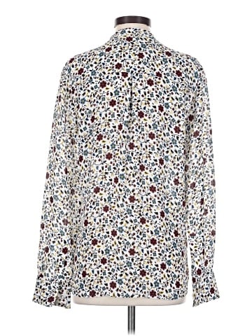 A.L.C. Long Sleeve Silk Top (view 2)