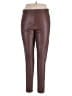 Aqua 100% Polyurethane Brown Leggings Size XL - photo 1