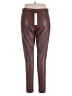 Aqua 100% Polyurethane Brown Leggings Size XL - photo 2