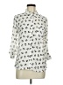Freebird 100% Polyester Animal Print Ivory 3/4 Sleeve Blouse Size M - photo 1