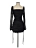 Jump Apparel 100% Polyester Black Cocktail Dress Size XS - photo 1