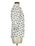 Freebird 100% Polyester Animal Print Ivory 3/4 Sleeve Blouse Size M - photo 4