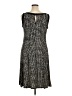 Glamour Polka Dots Black Casual Dress Size 16 - photo 2