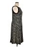 Glamour Polka Dots Black Casual Dress Size 16 - photo 4