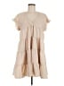Shein 100% Polyester Solid Tan Casual Dress Size 8 - photo 1