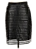 Jaye.e. 100% Polyester Houndstooth Black Formal Skirt Size L - photo 1