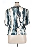 Unbranded Print Teal Short Sleeve Blouse Size 2X - photo 2