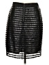 Jaye.e. 100% Polyester Houndstooth Black Formal Skirt Size L - photo 2