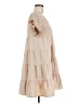 Shein 100% Polyester Solid Tan Casual Dress Size 8 - photo 4