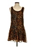 Assorted Brands Animal Print Brown Cocktail Dress Size S - photo 1