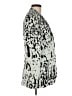 Diane von Furstenberg Print Ivory Silk Blazer Size 8 - photo 4