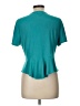 Perceptions Teal Short Sleeve Top Size L - photo 2