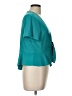 Perceptions Teal Short Sleeve Top Size L - photo 4