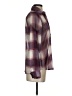 Full Tilt 100% Polyester Plaid Burgundy Long Sleeve Blouse Size S - photo 6