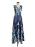 Komarov 100% Polyester Blue Cocktail Dress Size M (estimated) - photo 1