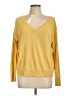 Banana Republic Yellow Pullover Sweater Size Lg Petite - photo 1