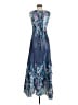 Komarov 100% Polyester Blue Cocktail Dress Size M (estimated) - photo 2