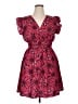 Unbranded 100% Polyester Hearts Pink Cocktail Dress Size XL - photo 1