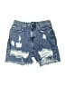 Forever 21 100% Cotton Blue Denim Shorts Size 2 - photo 1