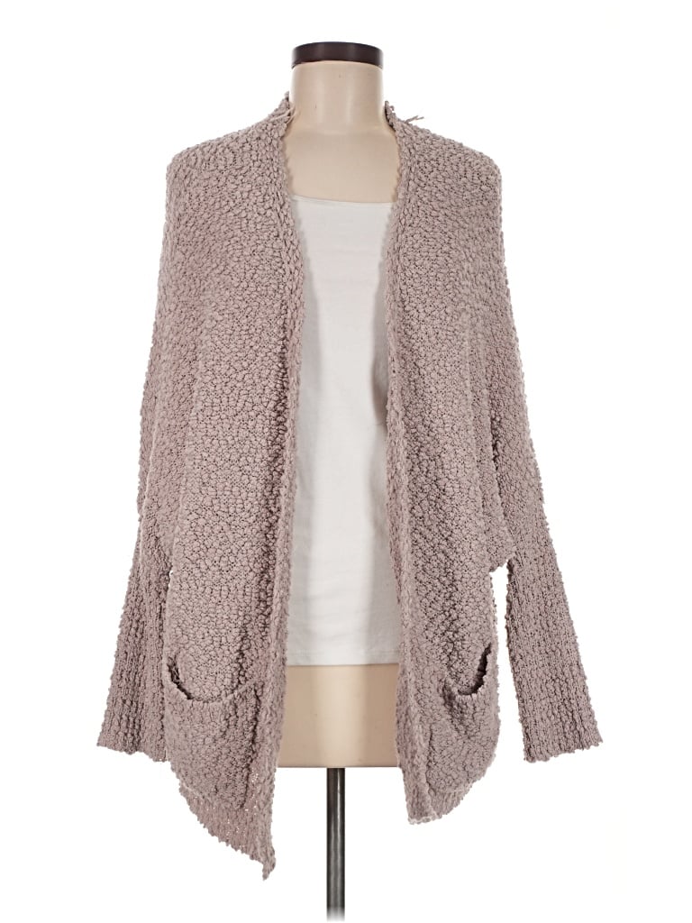 Pre-owned Umgee Cardigan Sweater In Tan