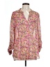 Kut from the Kloth 100% Polyester Pink Long Sleeve Blouse Size XL - photo 1