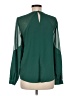 1.State 100% Polyester Green Long Sleeve Blouse Size M - photo 2