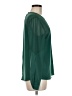 1.State 100% Polyester Green Long Sleeve Blouse Size M - photo 4