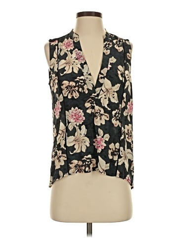Elizabeth and James Sleeveless Silk Top (view 1)