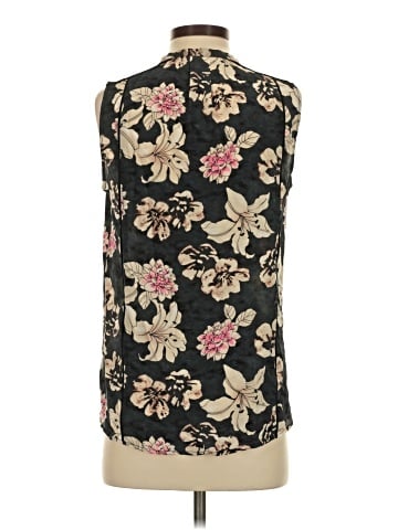 Elizabeth and James Sleeveless Silk Top (view 2)