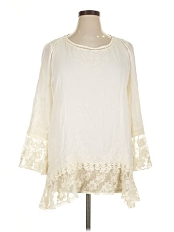 Sundance 3/4 Sleeve Blouse (view 1)