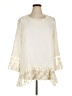 Sundance 100% Rayon Ivory 3/4 Sleeve Blouse Size XL - photo 1