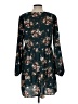 Everly Floral Teal Casual Dress Size L - photo 2