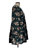 Everly Floral Teal Casual Dress Size L - photo 4