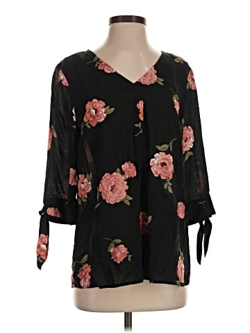 Brina & Em 3/4 Sleeve Blouse (view 1)