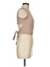 PrettyLittleThing Tan Sleeveless T-Shirt Size 6 - photo 4