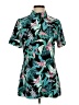 Tommy Bahama Tropical Teal Short Sleeve Blouse Size S (estimated) - photo 1
