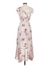 Soprano 100% Polyester Floral Gray Casual Dress Size S - photo 2
