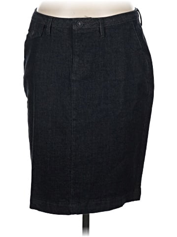 Motto Denim Skirt (view 1)
