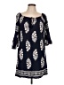 iris 100% Rayon Blue 3/4 Sleeve Blouse Size L - photo 1